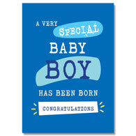 Very Special Baby Boy Congratulations Card
